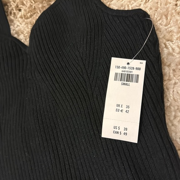 Tan and black a&f sweater tanks size small nwt - Picture 4 of 5